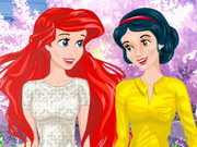 Ariel And Snow White Bffs