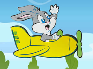 Bugs Bunny Flying Puzzle