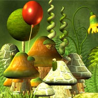 Bunny Mushroom World Escape