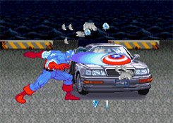 Captain America Car Destroyer