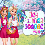 Elsa And Anna Easter Fun
