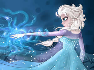Elsa Collect Snowflakes