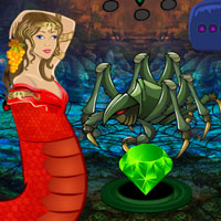 Fantasy Snake Pearl Rescue - Escape Games
