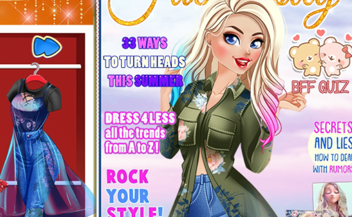 Harley Quinn Fashionista on the Cover
