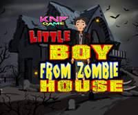 KNF Escape Little BOY from Zombie House