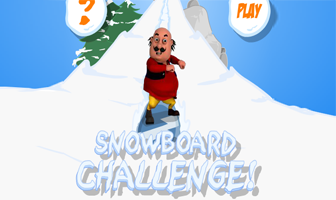 Motu Patlu Snowboard Challenge game