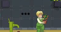 Pretty Boy Saving The Plant Escape